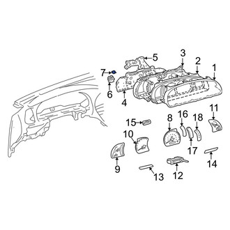 Toyota OE - Instrument Panel Light Bulb
