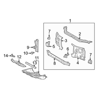 Toyota OE - Radiator Support