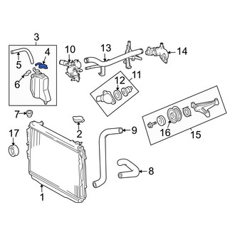 Toyota OE - Engine Coolant Reservoir Cap