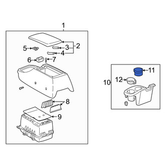 Toyota OE - Console Cup Holder