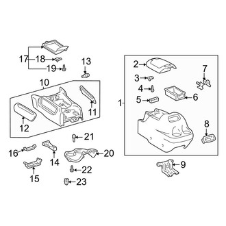 Toyota OE - Center Console (4.7L)