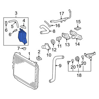 Toyota Tundra Coolant Overflow Tanks — CARiD