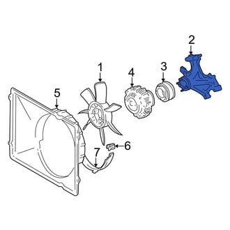 Toyota OE - Engine Cooling Fan Clutch Bracket