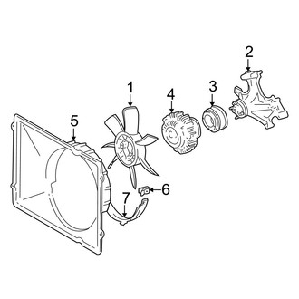 Toyota OE - Cooling Fan (4.7L)