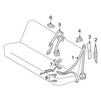 Toyota OE - Restraint Systems - Front Seat Belts (Base)