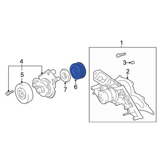 Toyota OE - Accessory Drive Belt Idler Pulley