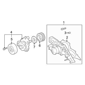 Toyota OE - Cooling - Water Pump (4.7L)