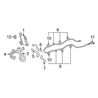 Toyota OE - Cooling - Trans Oil Cooler (4.0L Automatic Tr)
