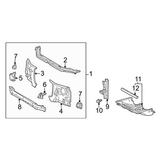 Toyota OE - Radiator Support (Double Cab)