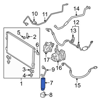 Toyota OE - A/C Receiver Drier