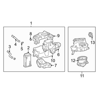 Toyota OE - Air Conditioner & Heater - Heater (4.0L)