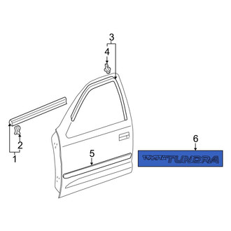 Toyota OE - Front Door Emblem