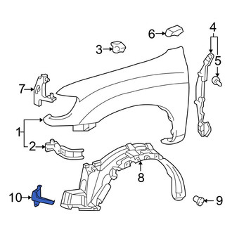 Toyota OE - Front Right Fender Filler Panel