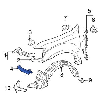Toyota OE - Left Fender Brace