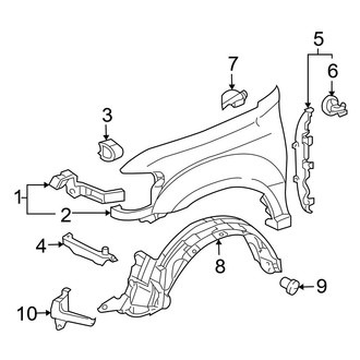 Toyota OE - Fender & Components (Double Cab)