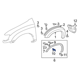 Toyota OE - Wheel Arch Molding Clip