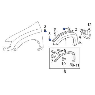Toyota OE - Fender Flare Clip