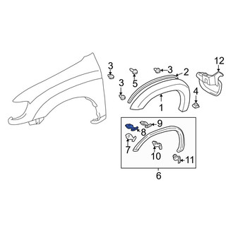 Toyota OE - Wheel Arch Molding Clip