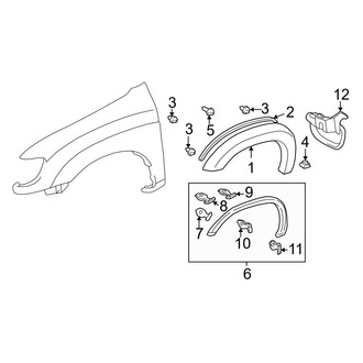 Toyota OE - Fender - Exterior Trim