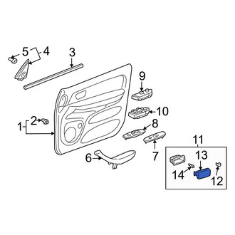 Toyota OE - Rear Courtesy Light Lens