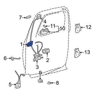 Toyota OE - Front Right Inner Interior Door Handle
