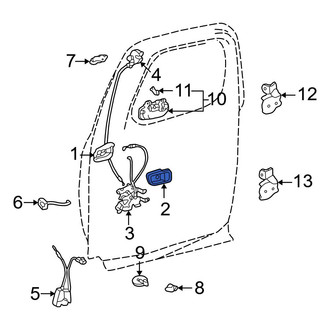 Toyota OE - Front Left Interior Door Handle Trim