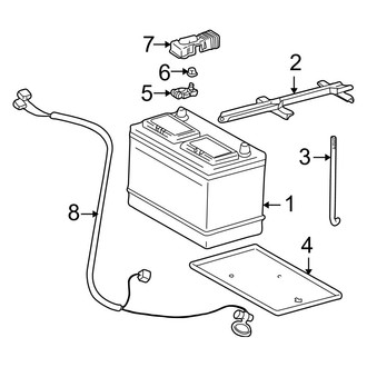Toyota OE - Electrical - Battery (4.0L)