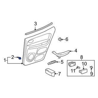 Toyota OE - Door Interior Trim Panel Retainer