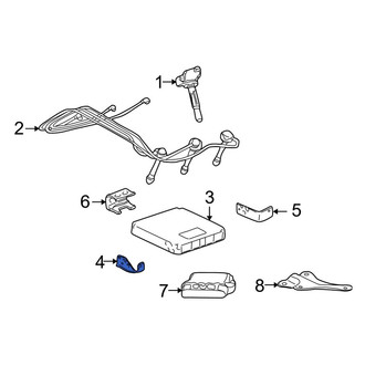 Toyota OE - Left Engine Control Module (ECM) Bracket