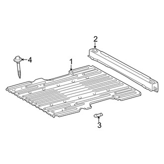 Toyota OE - Pick Up Box - Floor (8' Bed), (Regular Cab)