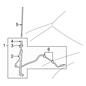 Toyota OE - Electrical - Antenna (3.4L)
