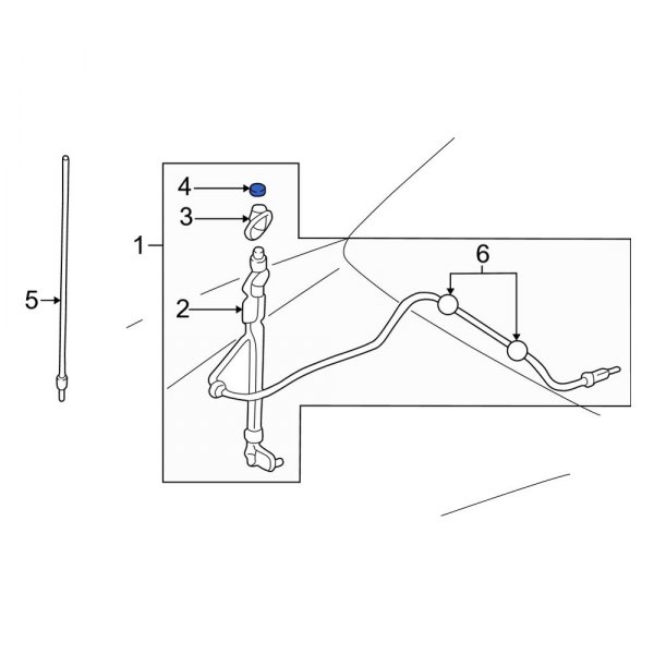 Radio Antenna Base Nut