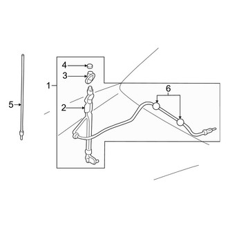 Toyota OE - Electrical - Antenna (4.0L)