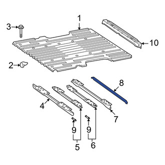 Toyota OE - Truck Bed Floor Sill Reinforcement