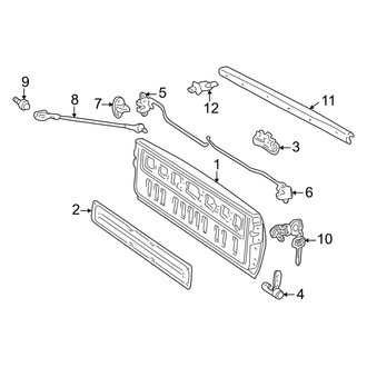Toyota OE - Pick Up Box - Tail Gate (Limited / SR5 Double Cab)