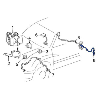 Toyota OE - Front Right ABS Wheel Speed Sensor