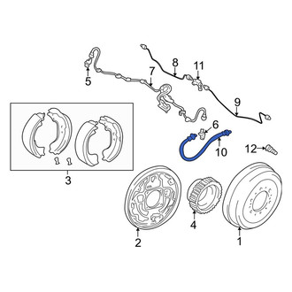 Toyota OE - Rear Left Brake Hydraulic Line
