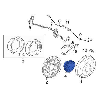 Toyota OE - Front Left ABS Wheel Speed Sensor Tone Ring