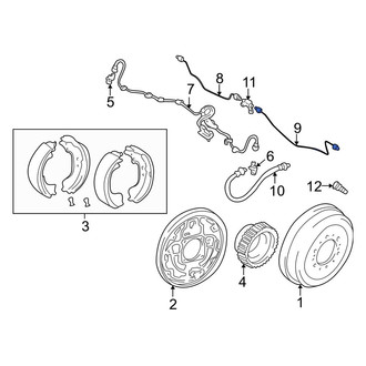 Toyota OE - Rear Left Brake Hydraulic Line