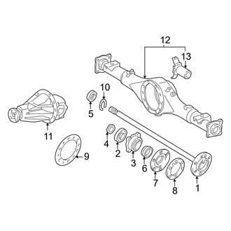 Toyota OE - Rear Suspension - Axle & Differential