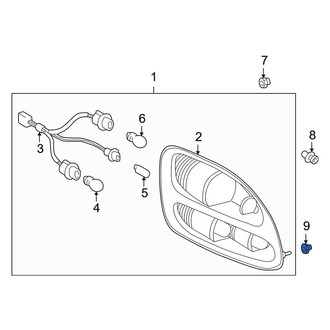 Toyota OE - Tail Light Bolt