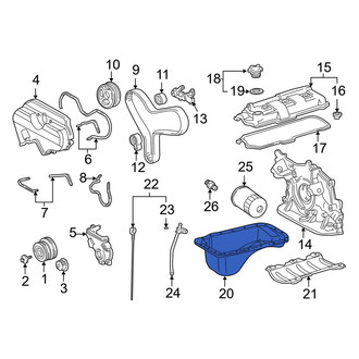 Toyota OE - Engine Oil Pan