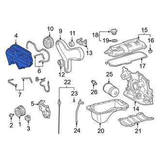 Toyota OE - Outer Upper Engine Timing Cover