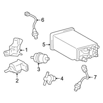 Toyota OE - Emission System - Emission Components (4.0L)