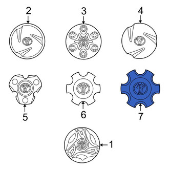 Toyota OE - Wheel Cap