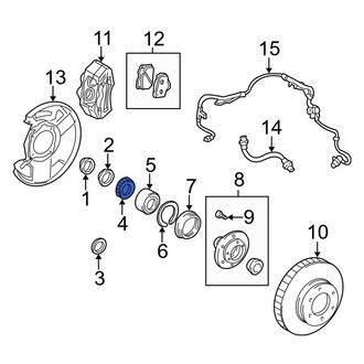Toyota OE - Front Left ABS Wheel Speed Sensor Tone Ring