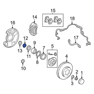 Toyota OE - Wheel Bearing Spacer