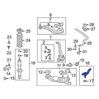 Toyota OE - Front Left Lower Suspension Ball Joint