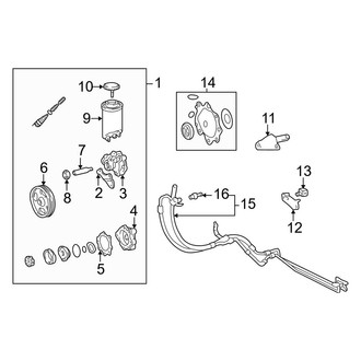Toyota OE - Steering Gear & Linkage - Pump & Hoses (3.4L)