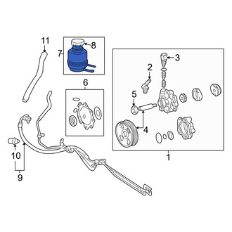 Toyota Tundra Power Steering Reservoirs Caps, Seals — CARiD